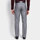 Men's Slim Fit Formal Trousers, हल्का ग्रे, small image number null